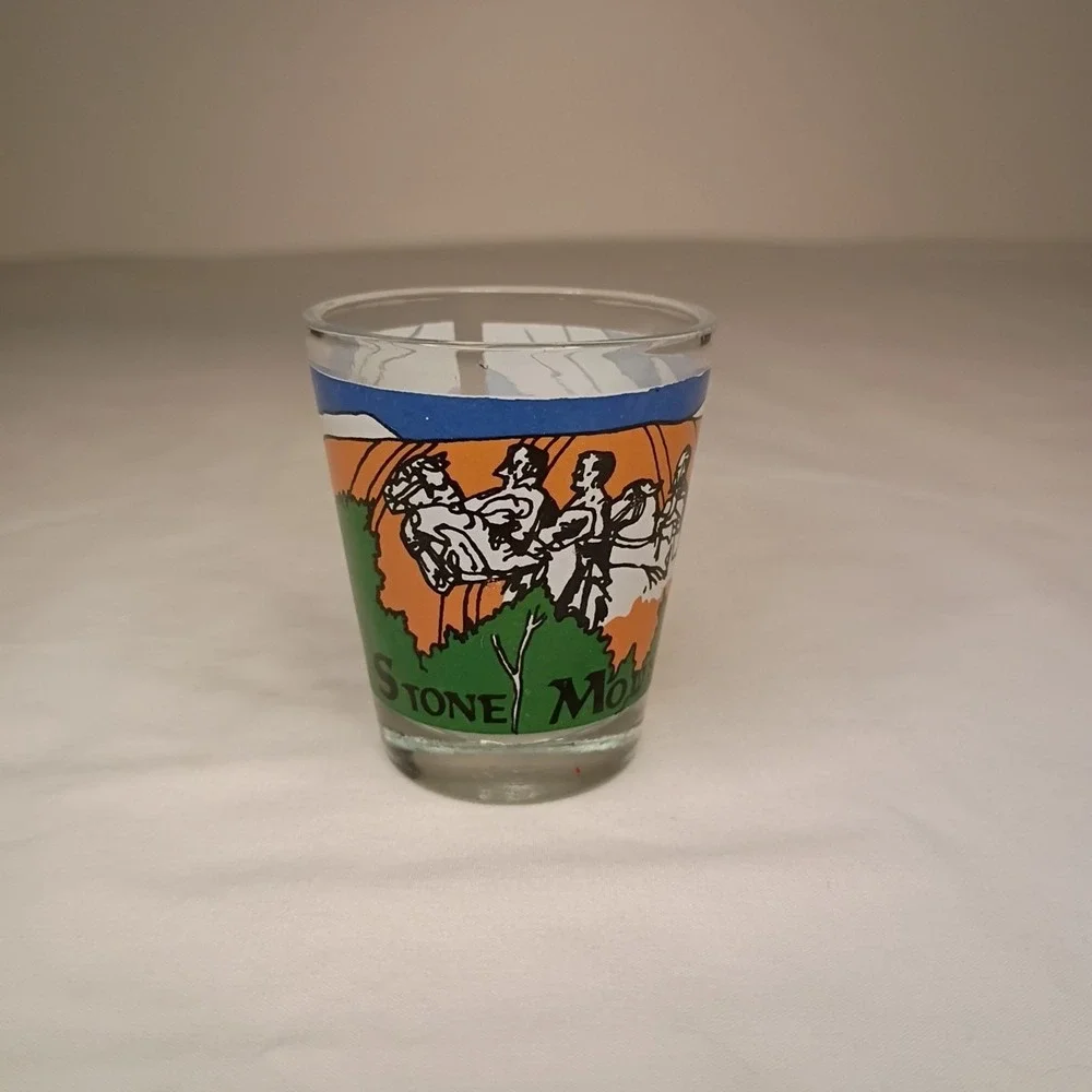 Stone‎ Mountain Park Shot Glass Souvenir Georgia